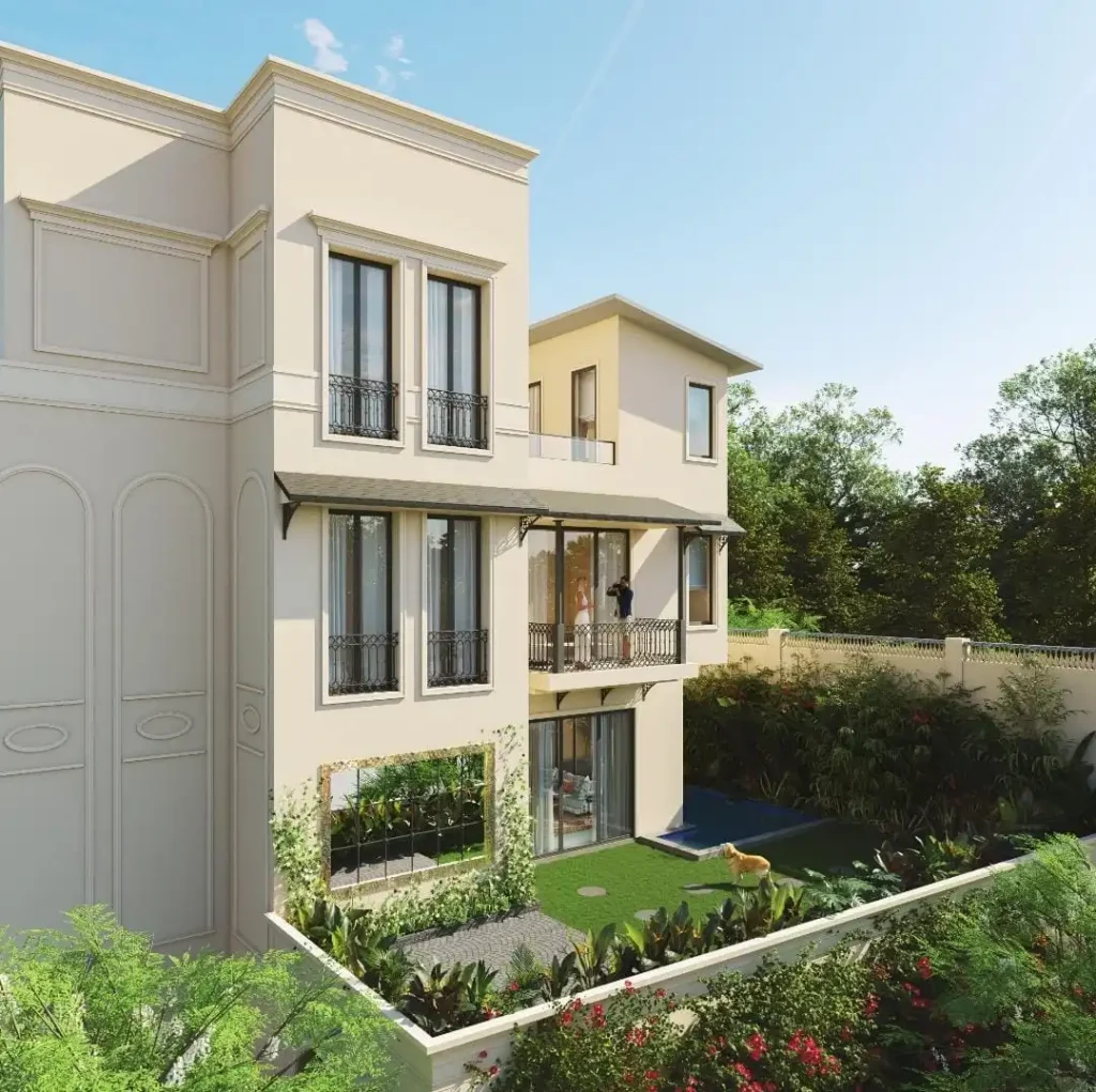 One of two twin villas at The Belvedere by Vilāsa in Siolim, Goa