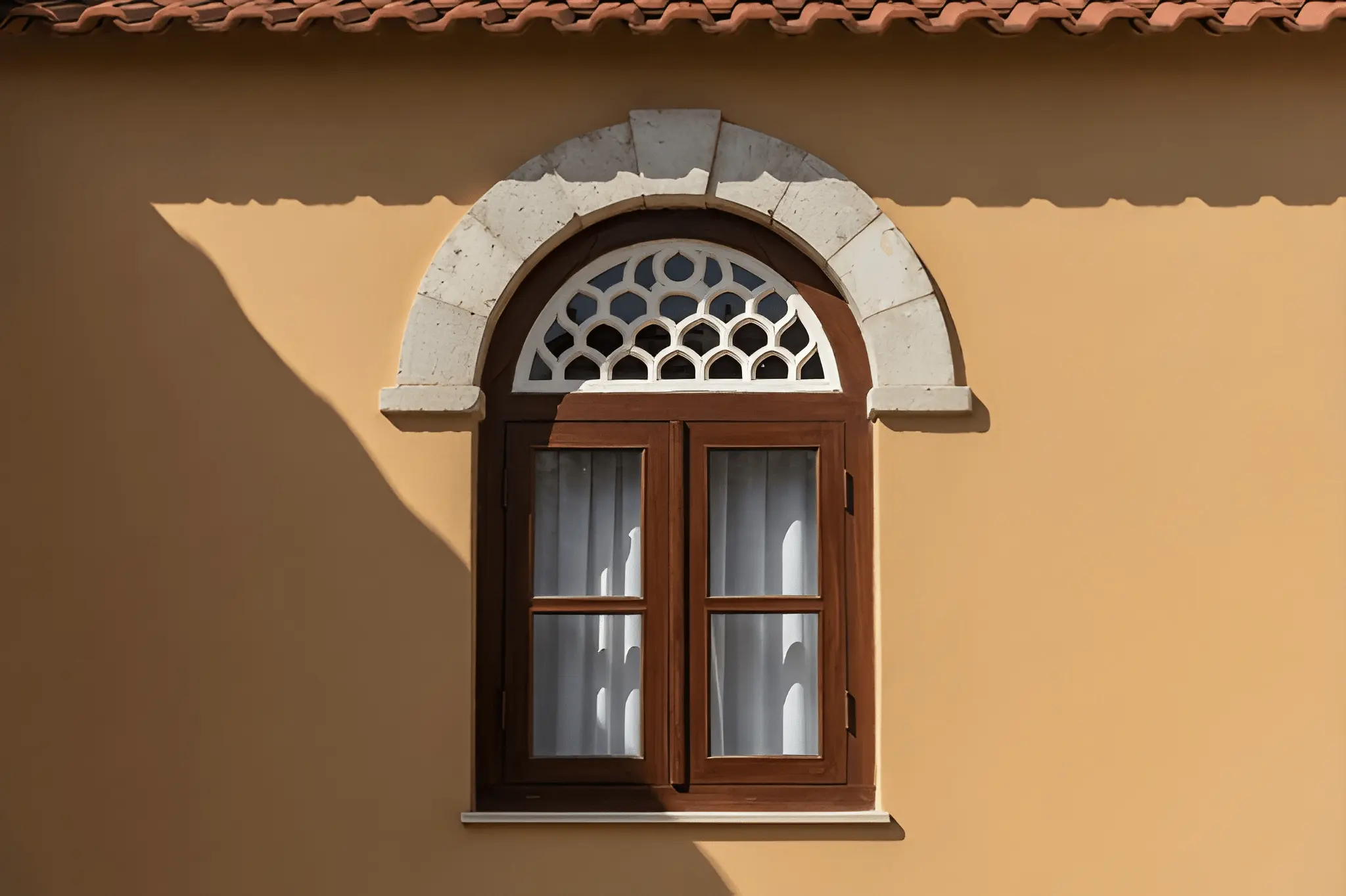 traditional mother of pearl shell windows in goan portuguese homes